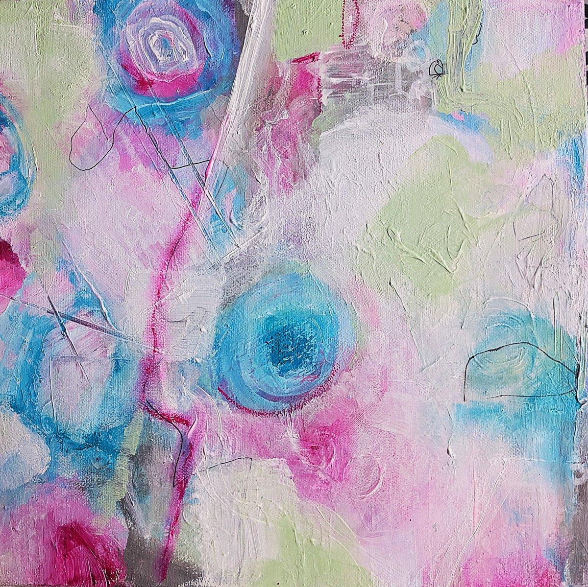 Where The Roses Grow By Lisa Price, 12 X 12, Artwork For Sale On Artfinder
