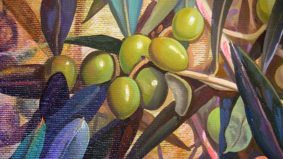 Olives, Oil Painting