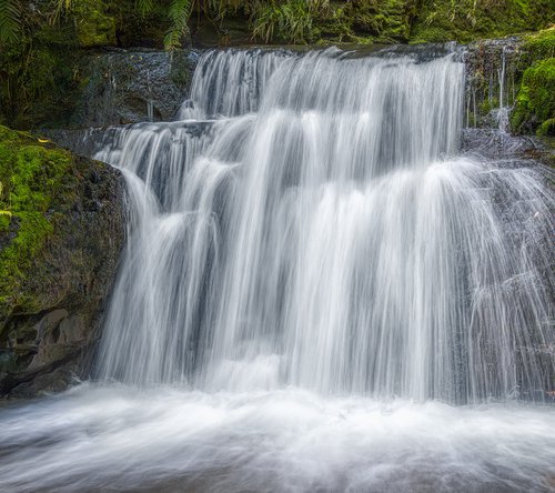 McLean Falls New Zealand by Nick Psomiadis