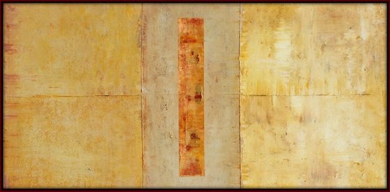 Abstract Concept Gold Red Ochre I