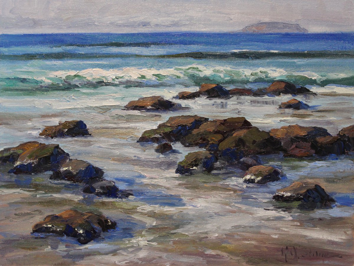 Beach Rocks by Kristen Olson Stone