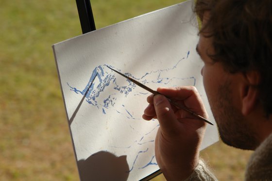 Morteratsch Glacier. Alps