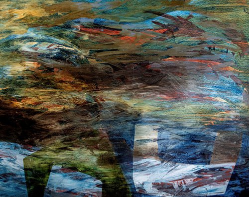 The Dark River 2, 60 x 48 inches by Elizabeth Anne Fox