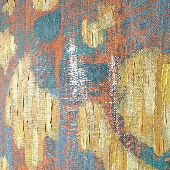 Warm Sunset in the Oriental Forest