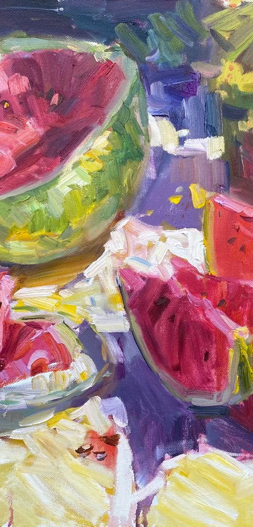Juicy watermelon by Nataliia Nosyk
