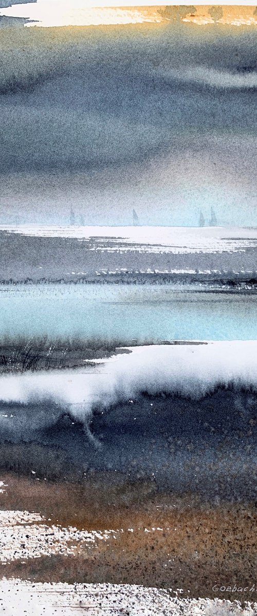 Abstraction Sea #4 by Eugenia Gorbacheva