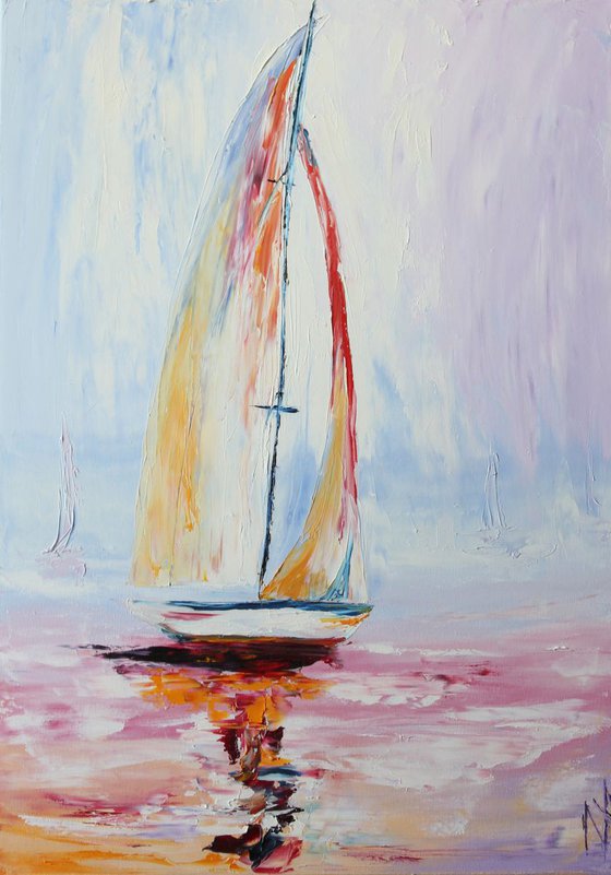 Sail, 50х70 cm