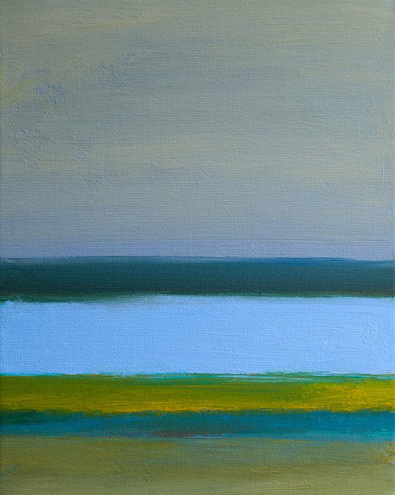 Moonlit Waters - Abstract Seascape