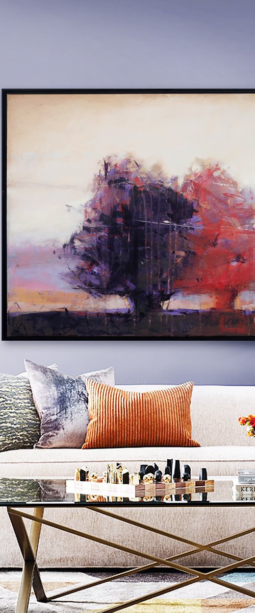 Two colors Два кольори 40x30" 107x76cm Contemporary Art by Bo Kravchenko by Bo Kravchenko