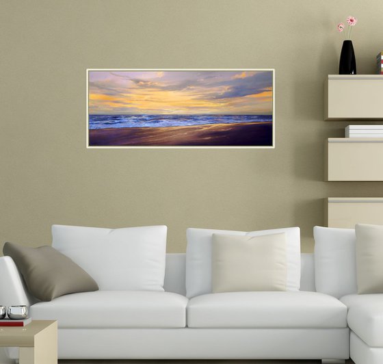 SUNSET SEA IX. 100x42cm