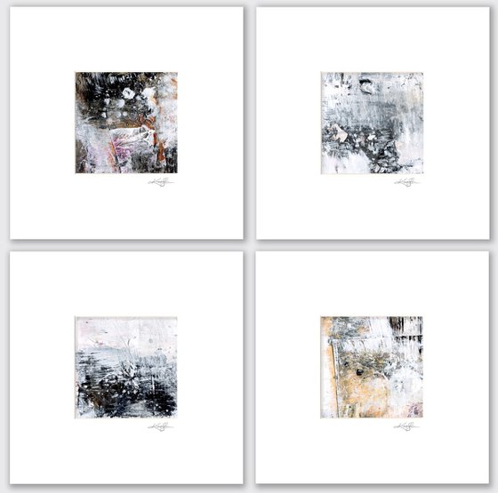 Mystical Moments Collection 1 - 4 Abstract Paintings