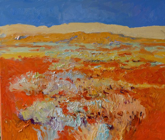 Desert under the Blue Sky