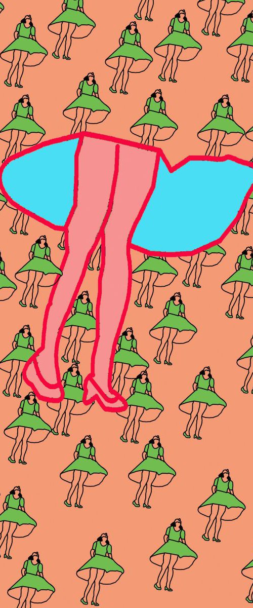 "Dress code" pop art print by Artworks by Rina Mualem