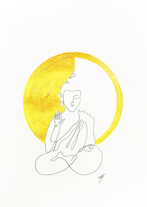 Buddha - No Fear by Aneta Gajos
