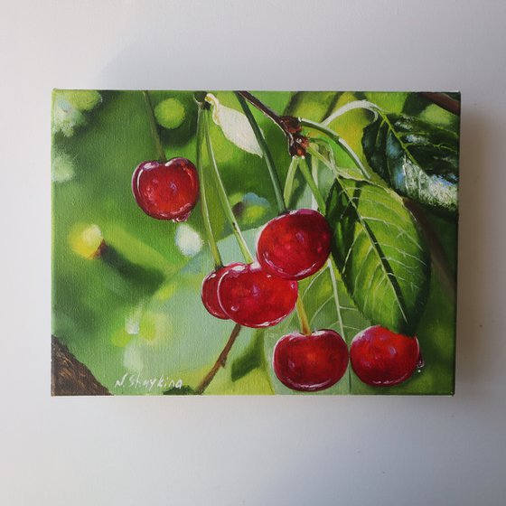 Cherry, Framed Painting