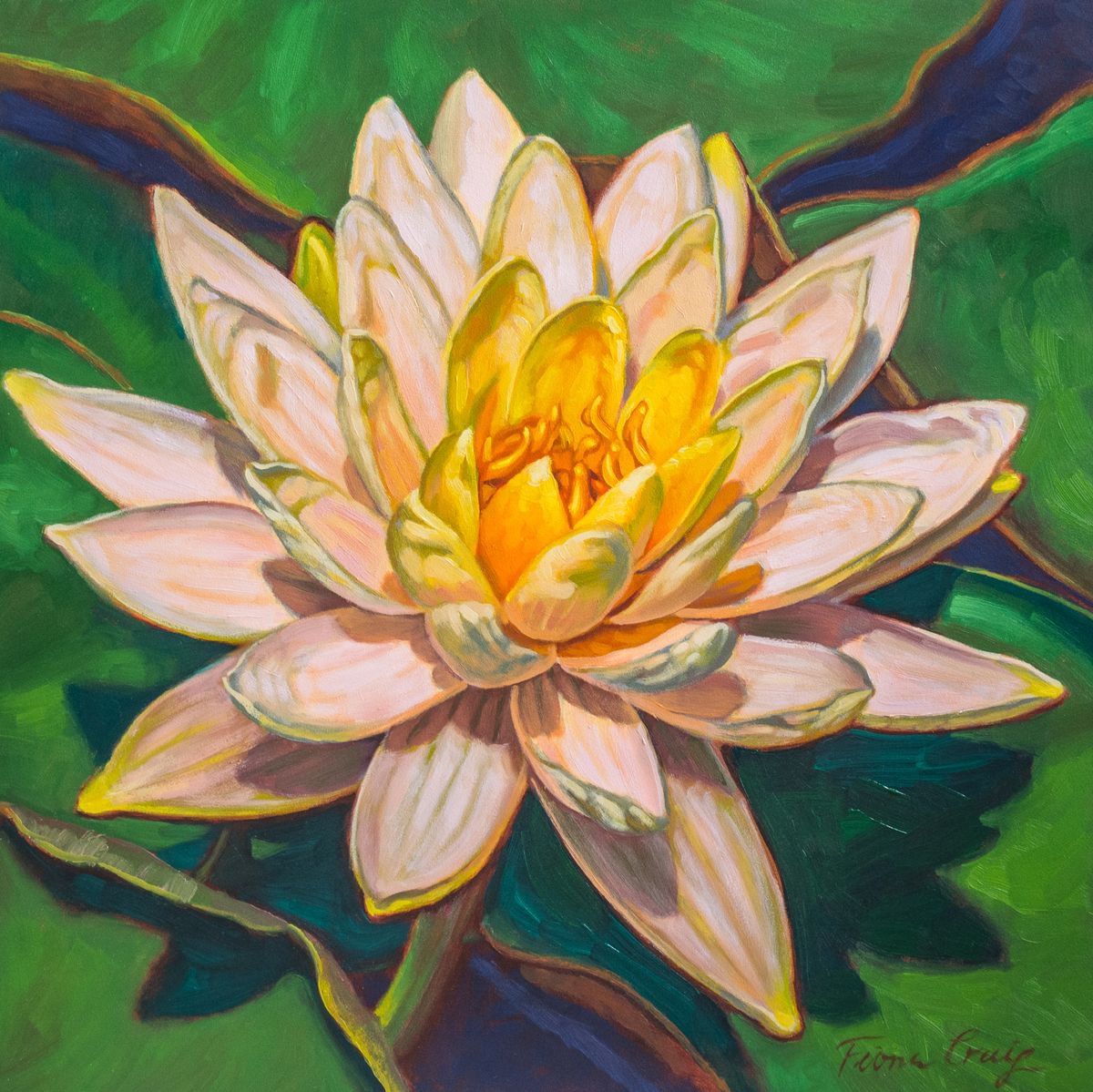Water Lily Study 2 by Fiona Craig
