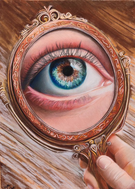 The look speaks without voice