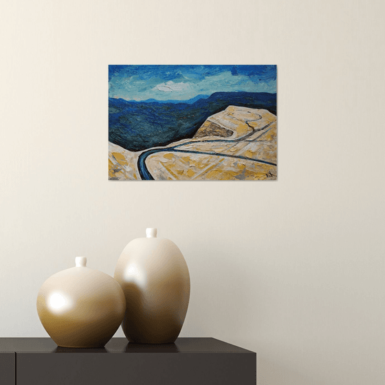 Landscape, Oil painting 24 x 35 cm
