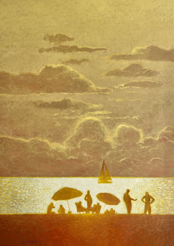 Golden Hour by the Sea