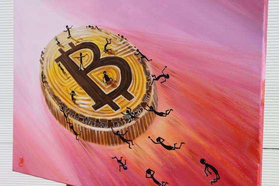 Triumph and the tragedy Bitcoin - 2, 70*50