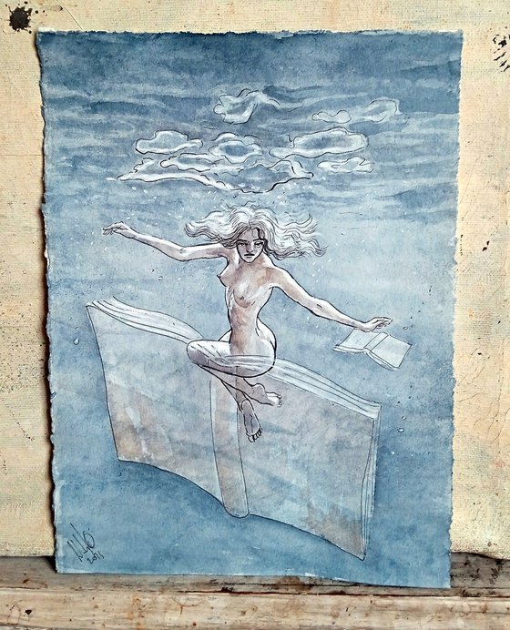 Underwater reading 2