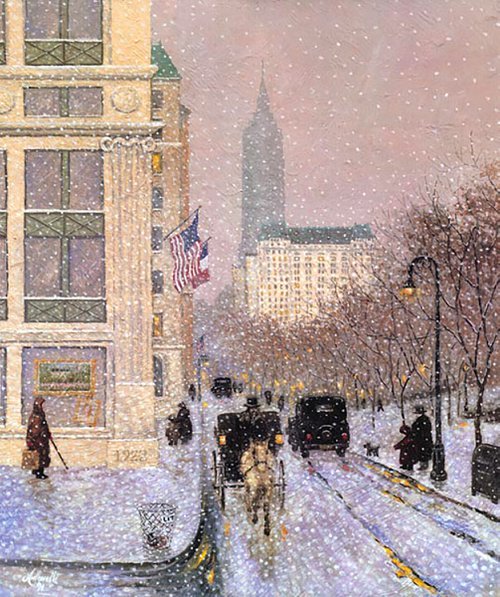 Winter on Fifth Avenue by Patrick Antonelle