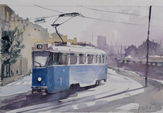 Old tram....