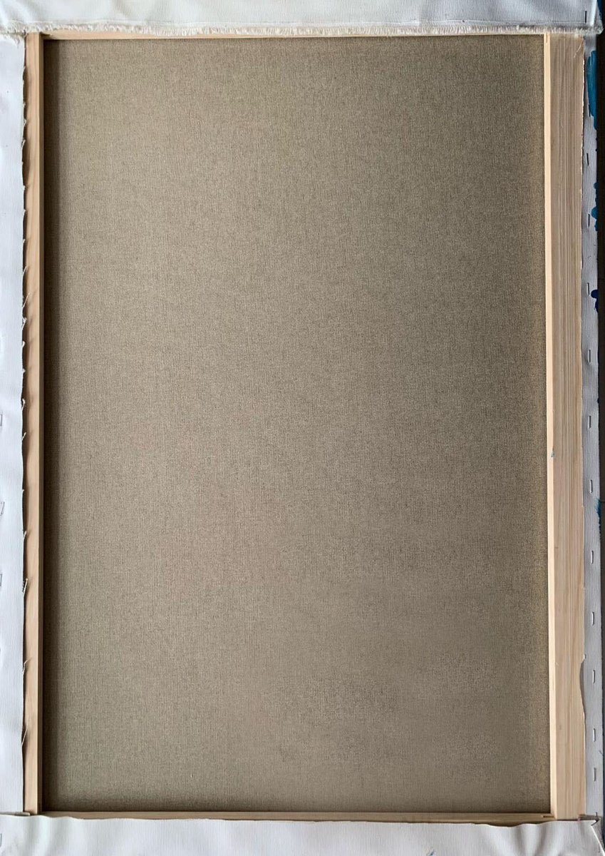 Expressive Portrait Acrylic Painting By Anzhelika Klimina, 20 X 31, Male Portrait N26, Original Artwork