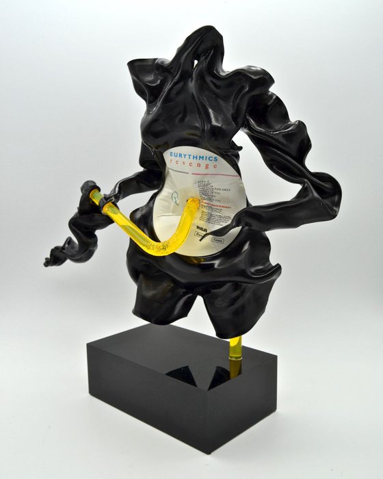 Vinyl Music Record Sculpture - "The Anarchist"