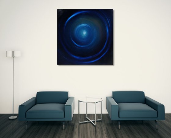 Eye Of The Hurricane (80 x 80 cm) oil XL (32 x 32 inches)