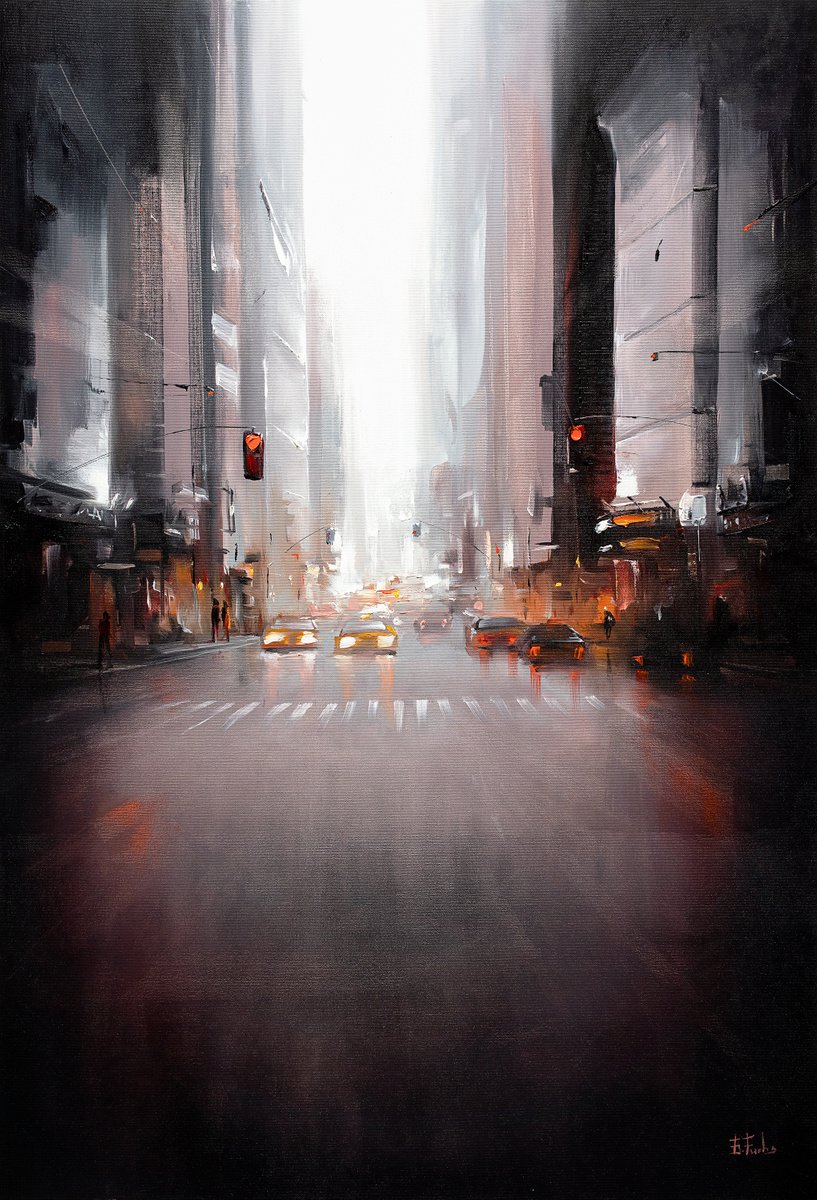 Street Moment by Bozhena Fuchs