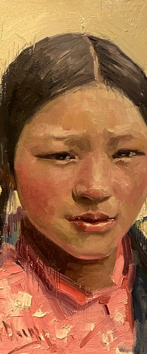 Tibet Girl by Paul Cheng