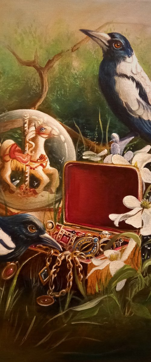 The magpie's treasure by Valentina Toma' aka Zoe Chigi