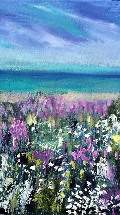 Wild Flower Shoreline by Nikki Wheeler