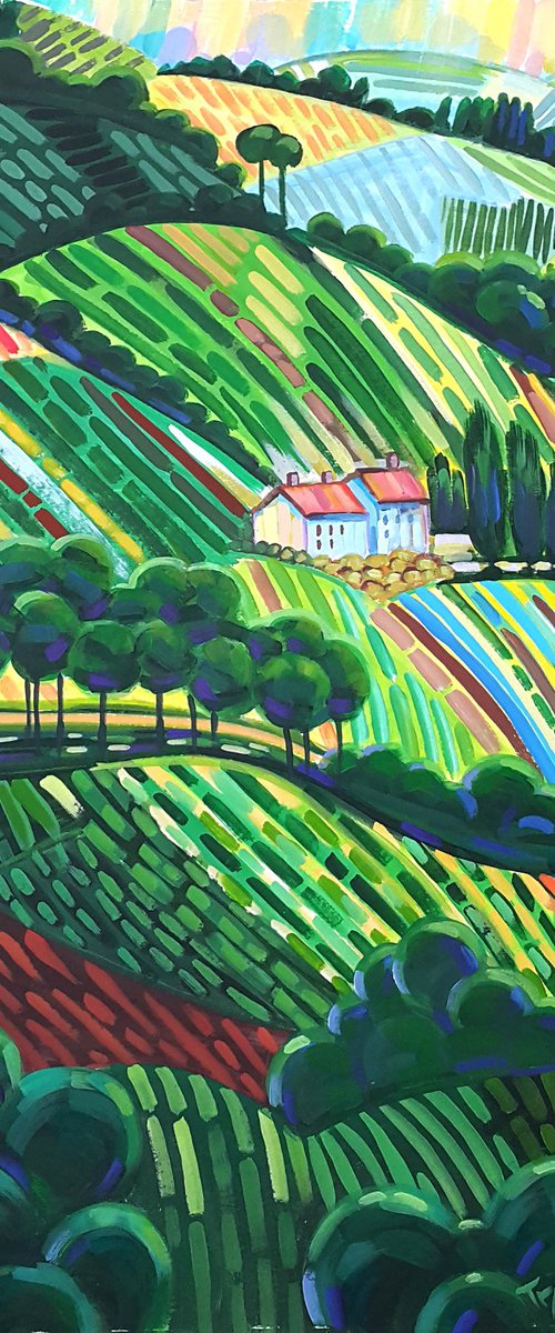 Toscana Landscape by Trayko Popov