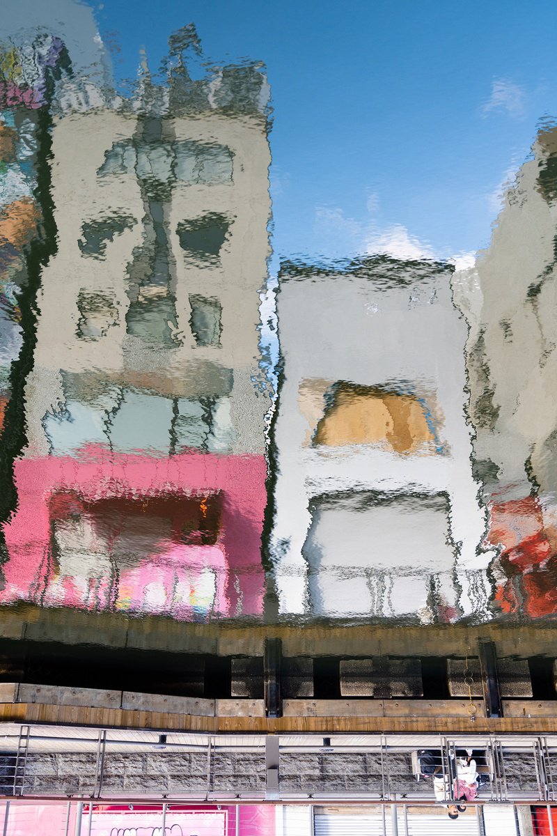 Surrealistic Cityscapes Photograph By Sergio Capuzzimati, 16 X 24", The Sanctuary Of Reflections, Original Artwork