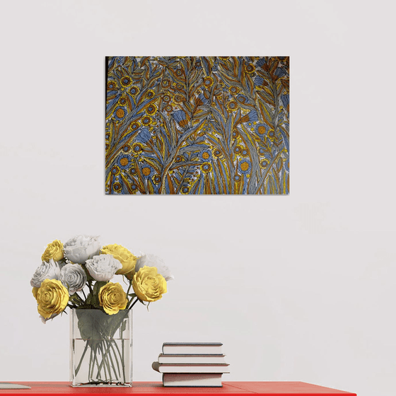 Yellow-blue flowers
