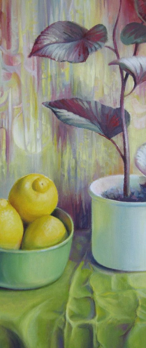 Still life with lemons by Elena Oleniuc