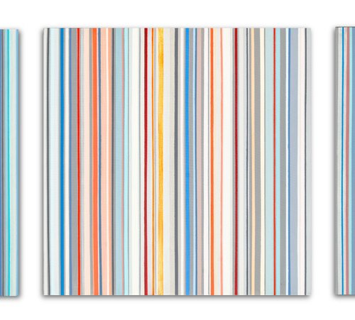 Triptych (lines) by Susana Sancho Beltrán