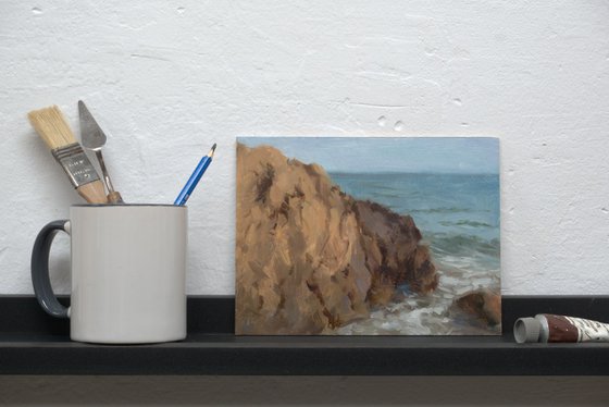 Sea cliffs at summer solstice