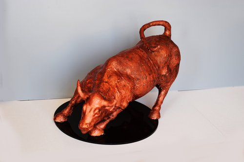 Charging Bull by Anna Sidi-Yacoub