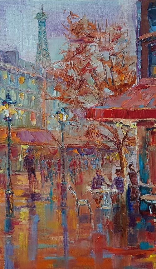 Evening lights by Mary Voloshyna