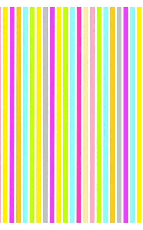 Abstraction colorful yellow pink blue stripes by Kseniya Kovalenko