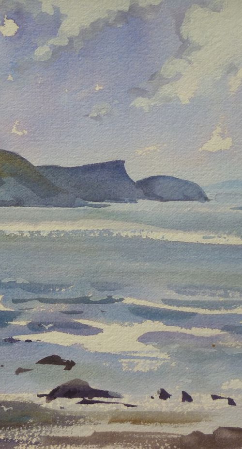 Minnaun Cliffs, Achill, West of Ireland by Maire Flanagan