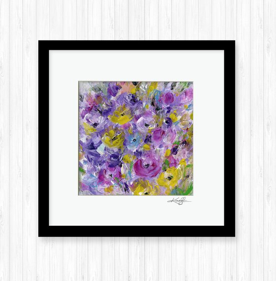 Floral Bliss 11 - Abstract Flower Painting by Kathy Morton Stanion