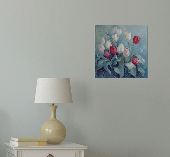 Tulips - floral art