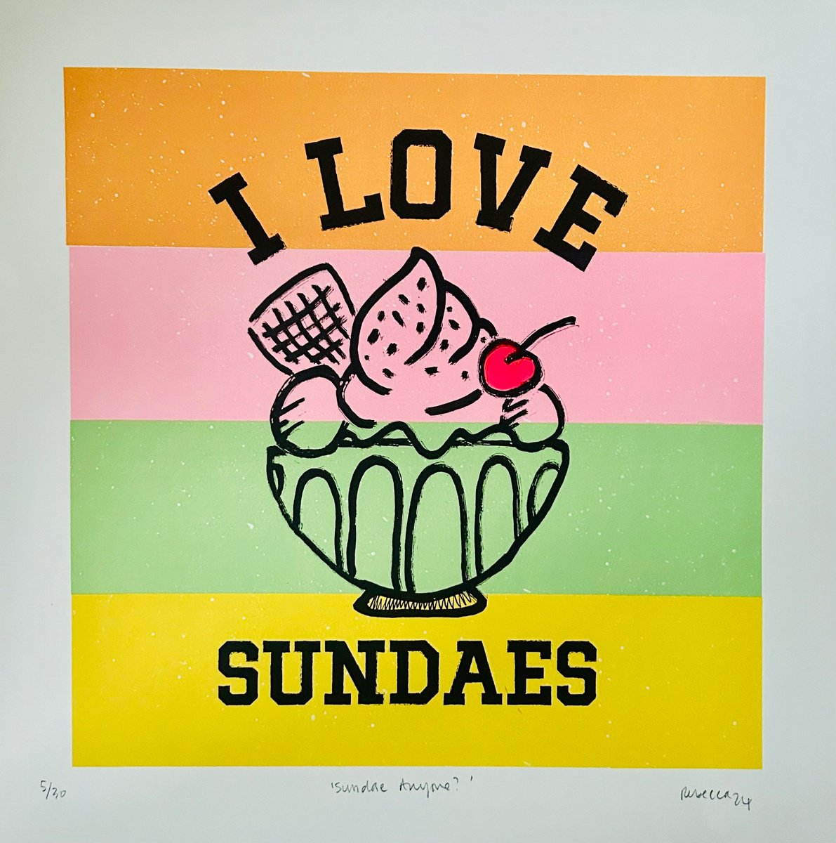 Sundae Anyone? by Becky Hobden