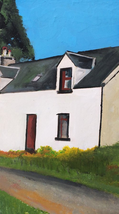 A Highland House, Scotland by Andrew  Reid Wildman