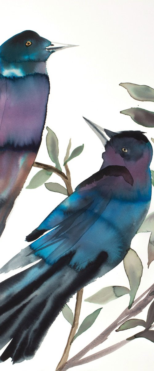 Grackles No. 3 by Elizabeth Becker