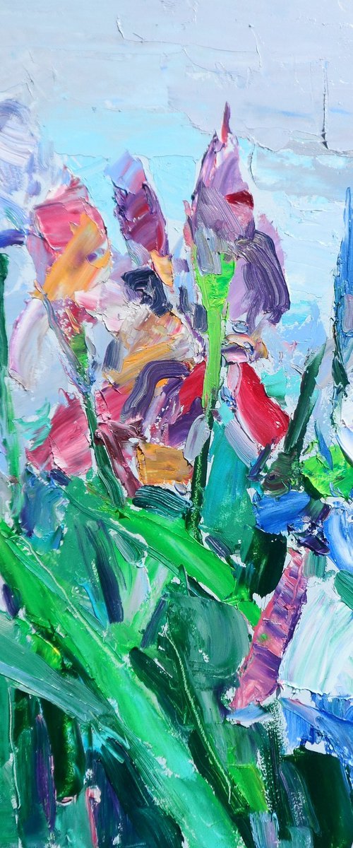 " Irises " by Yehor Dulin